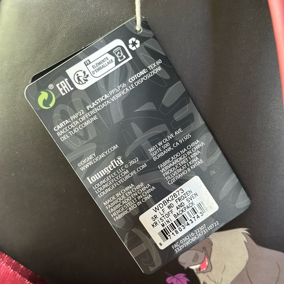 Disney Frozen Sven and Kristoff Mini Backpack - Picture 7 of 8